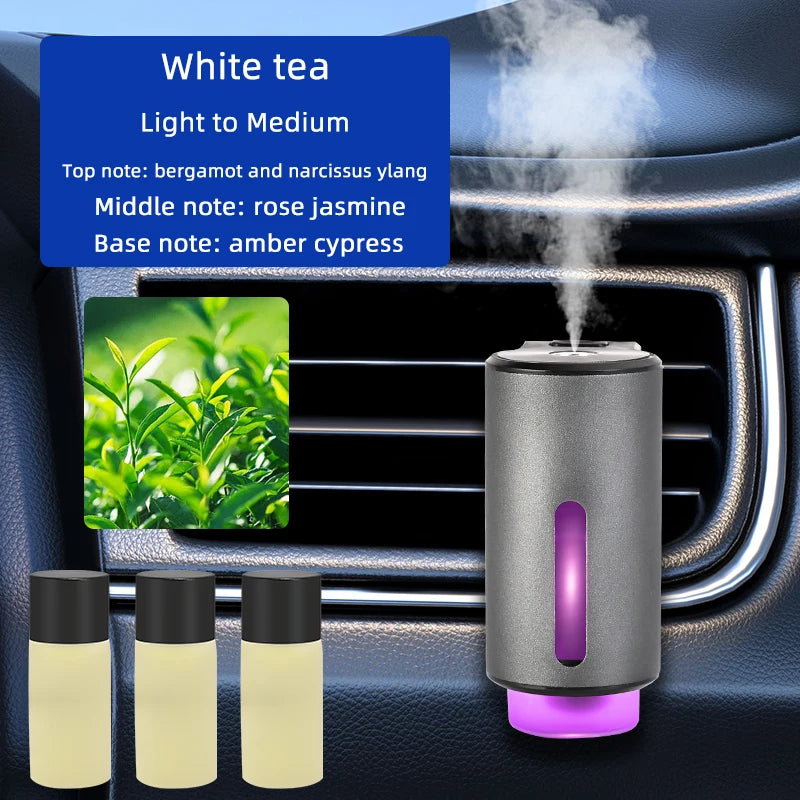 Smart Car Air Aromatherapy Diffuser Fragrance Car Air Fresheners With Three Adjustable Humidifier Essential Oil Diffuser