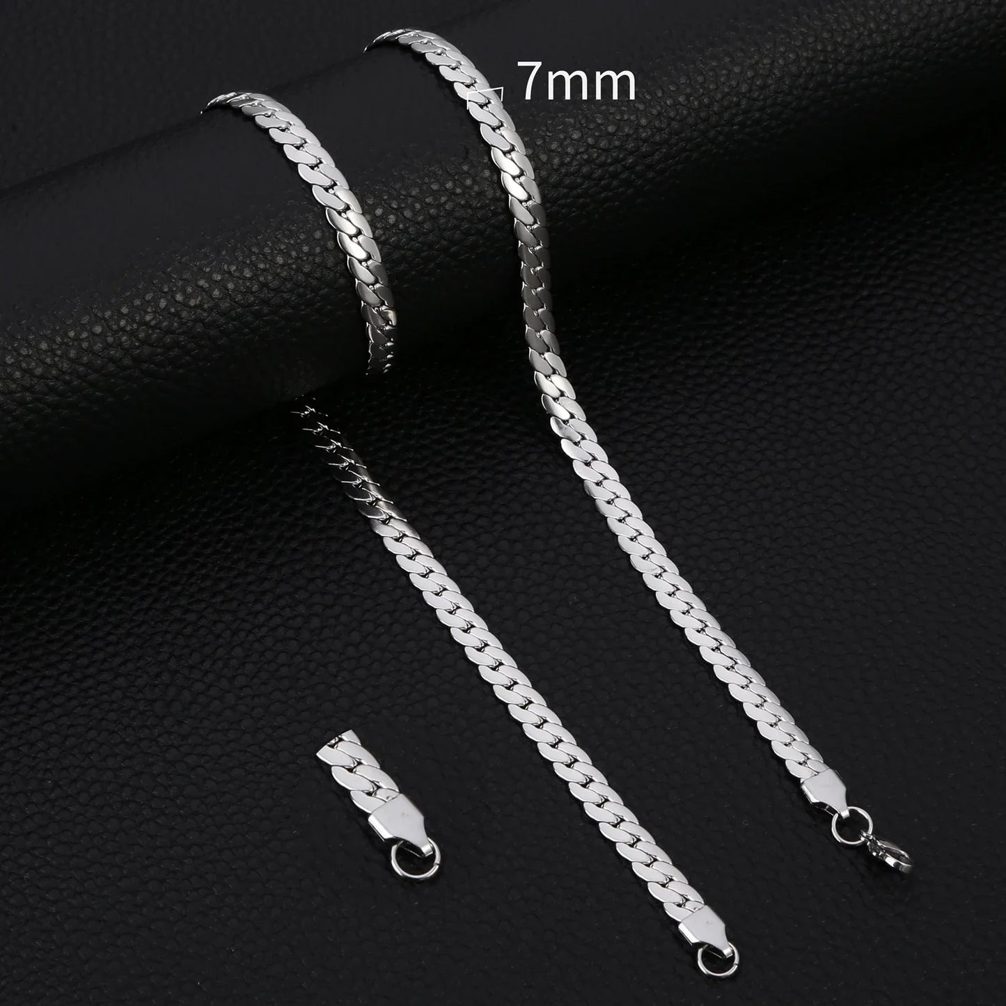 3-8MM Width Stainless Steel Chain Necklace For Men Women Gold Color High Quality Waterproof Choker Hip Hop Jewelry Gift