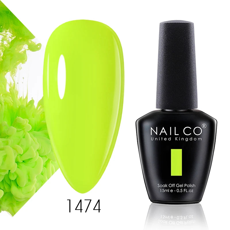 NAILCO 15ml Hema Free TPO Free Top Coat And Base Coat Art Design Gel Nail Polish Top Base Coat UV LED Soak Off Gel Nail Varnish