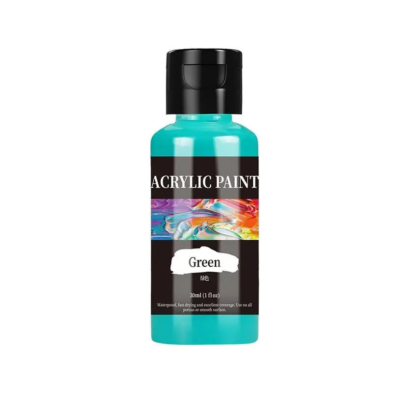 High-Quality 30 Ml/Bottle Acrylic Paint Colors Dyestuff Paint For Fabric Clothing Painting For Leather DIY Pigment Graffiti