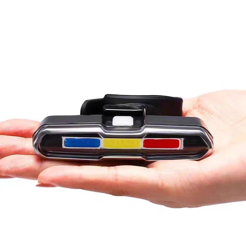 Bicycle Rear Lights LED Bike Flashlight Lamp USB Rechargeable Cycling Rear Tail Light for Bicycle Lighting MTB Road Bike Lantern