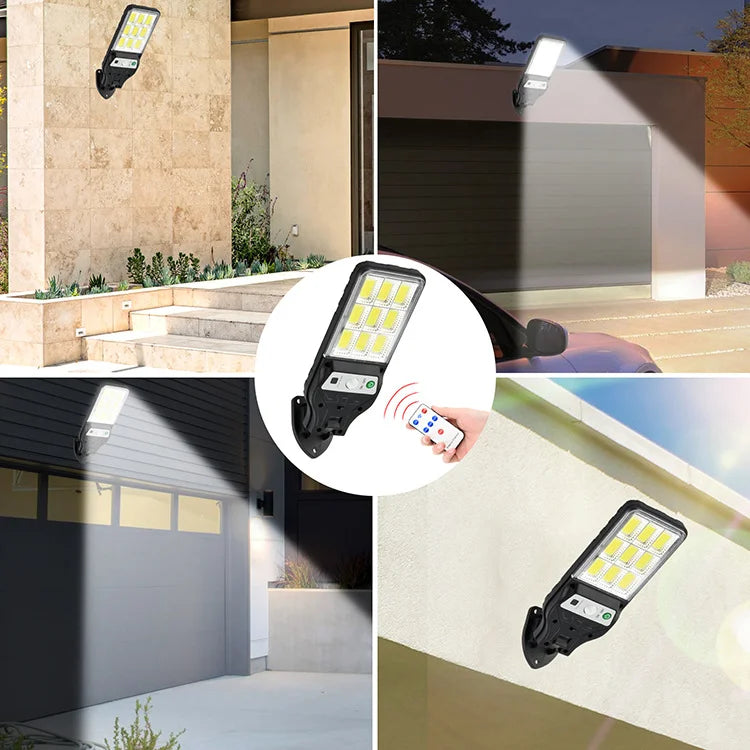500000LM Ultra Powerful Solar Lamp 120° Wide Range Lighting Outdoor Solar LED Lights 3 Modes With Remote Control Street Lamp