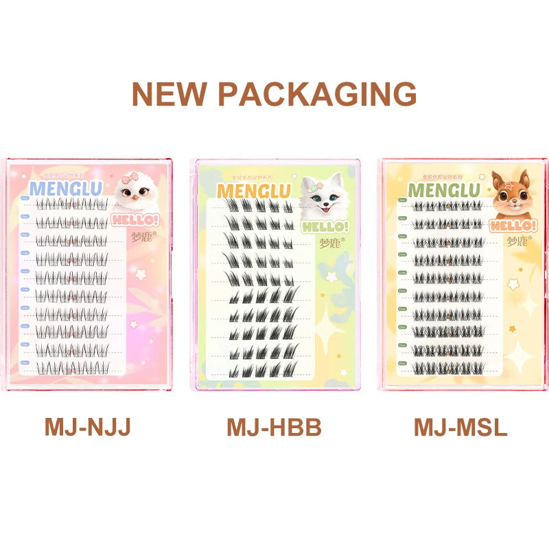 Self Adhesive Eyelashes Cluster Lashes No Glue Individual Lashes  Soft  Idol Lash Clusters Reusable Self Adhesive Lashes