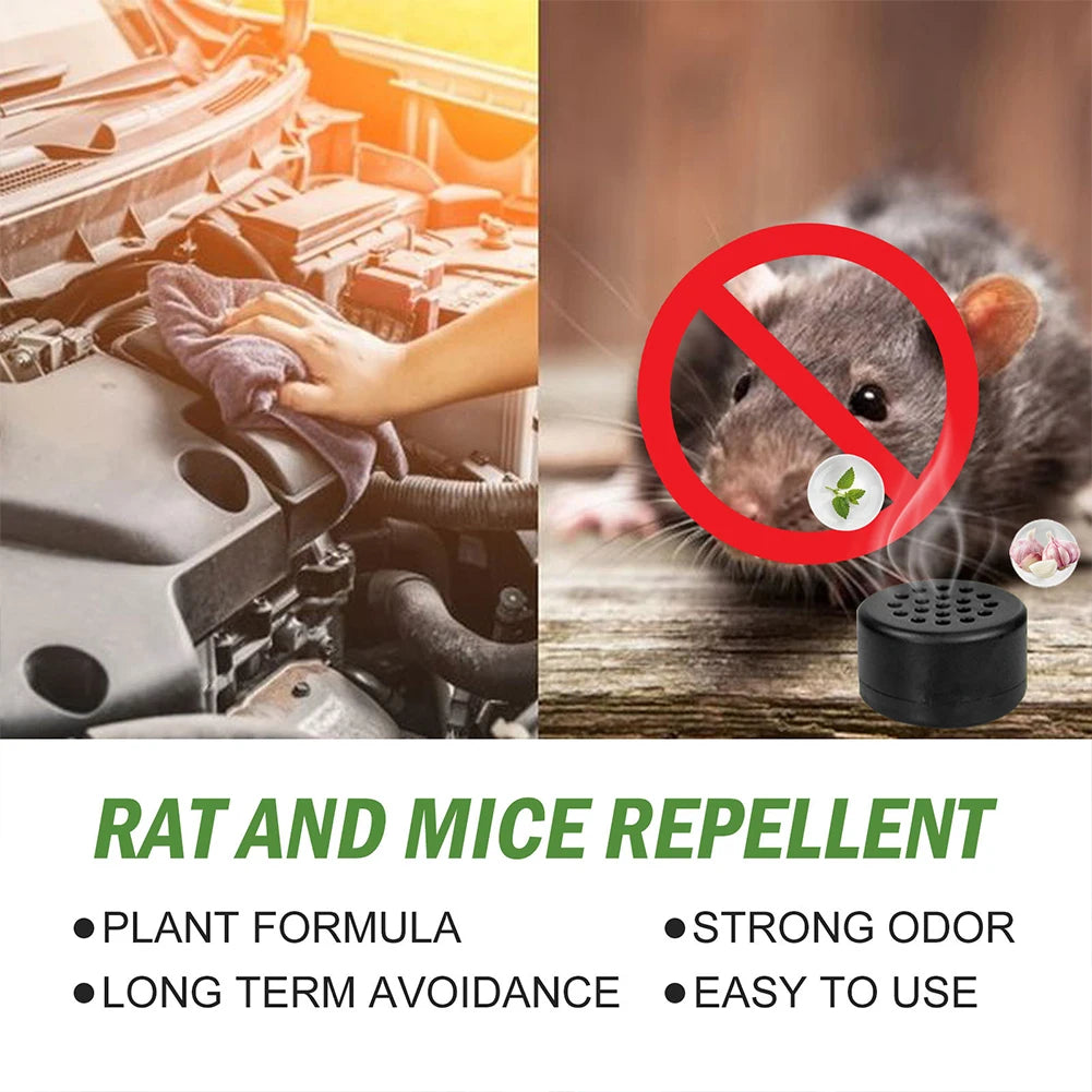 8Pcs Mice Repellent Deterrent Anti-Mouse Ball Rat Repellent Non-toxic Safe Peppermint Oil for Outdoor Indoor Pest Insect Control