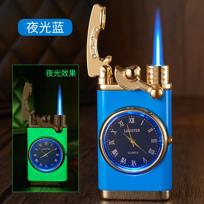 Multifunctional Electronic Watch Lighter Men Creative Gift Watch Lighter Combo Multi Use Trending Gadget