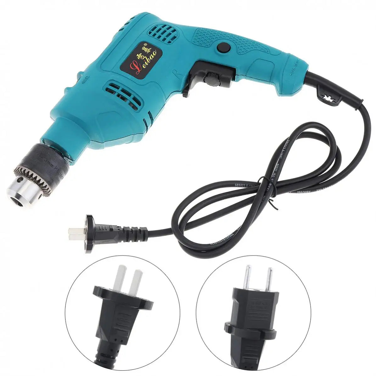 220V 3000RPM Handheld Electric Pistol Drill Power Tools with Variable Speed Switch and 13mm Drill Chuck for Punching / Polishing