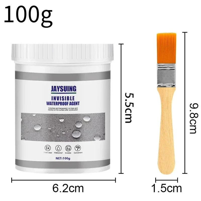 Waterproof Coating Sealant Strong Bonding Agent Transparent Invisible Paste Glue  Adhesive Repair Glue for Home Roof Bathroom
