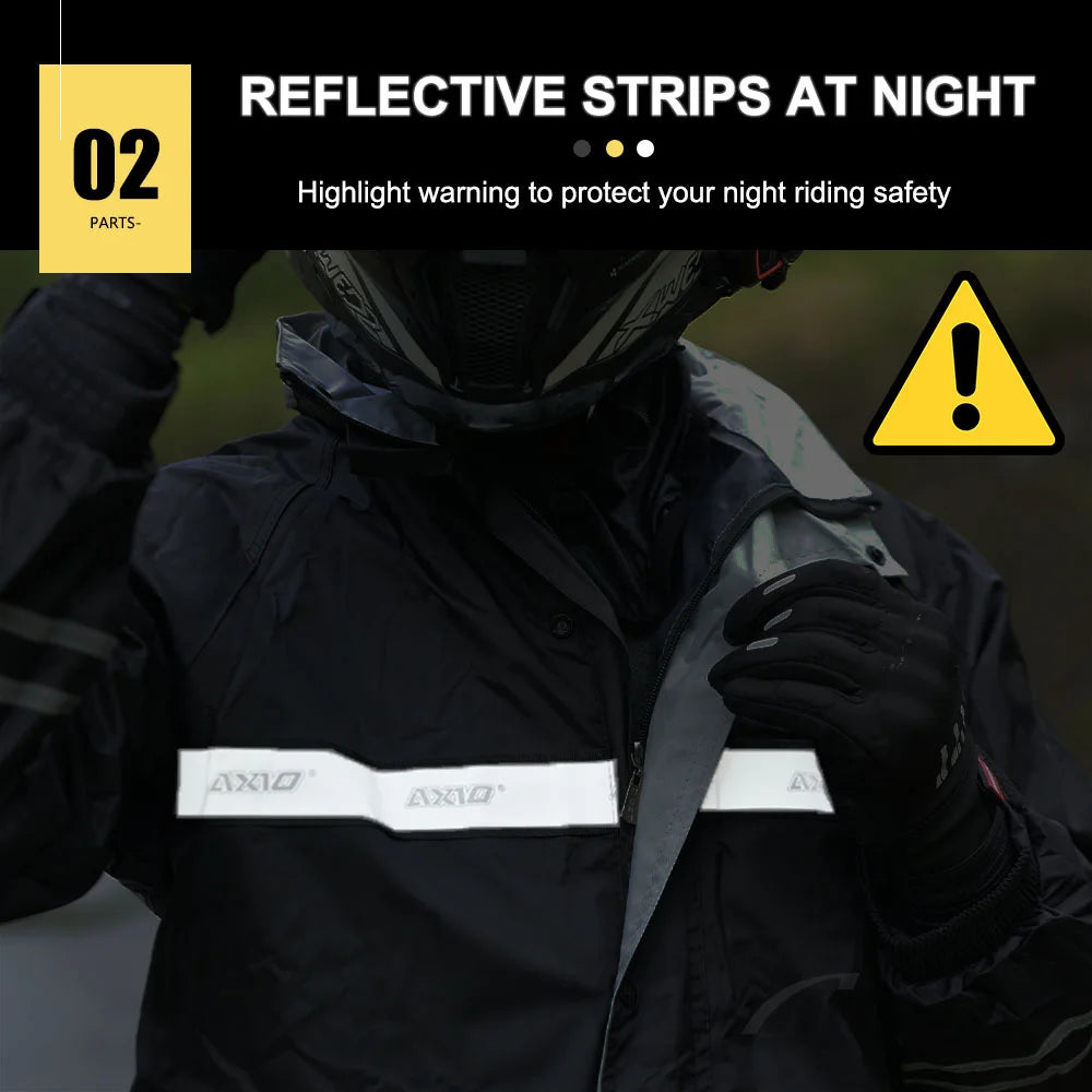 New Motorcycle Raincoat Reflective Waterproof Rain Coat Moto Motocross Cycling Clothes Motorbiker Jacket Women Men Outdoors M-3X