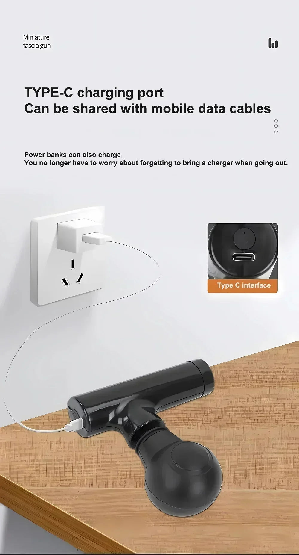 Hot Mini Fascial Massage Gun  Massager For Body Neck Back Deep Tissue Muscle Relaxation Pain Relief Tool Small Handheld Portable