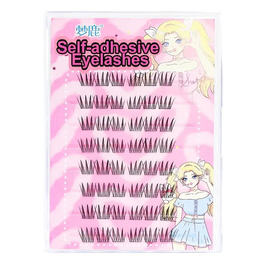 Self Adhesive Eyelashes Cluster Lashes No Glue Individual Lashes  Soft  Idol Lash Clusters Reusable Self Adhesive Lashes