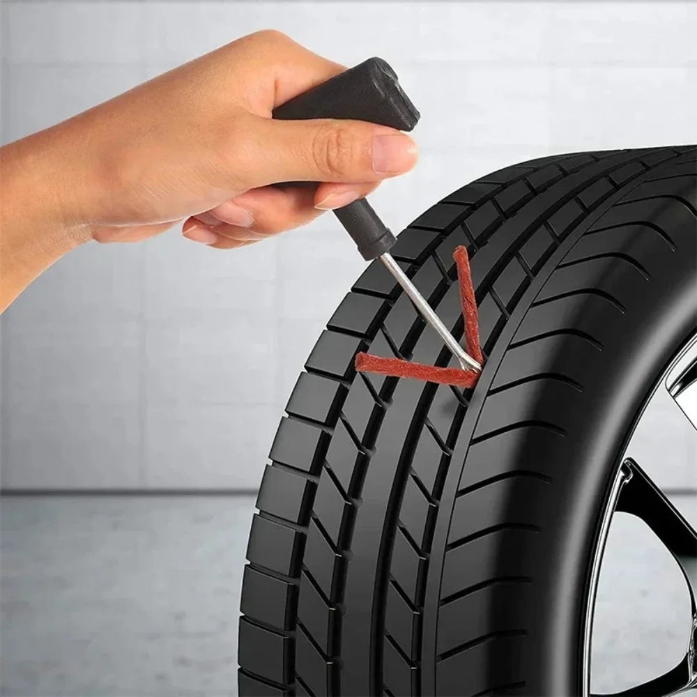 Tire Repair Tool Kit Universal Patch Strip Adhesive Suitable For Car Bicycle Truck And Motorcycle Tires Motorcycle Repair Tools