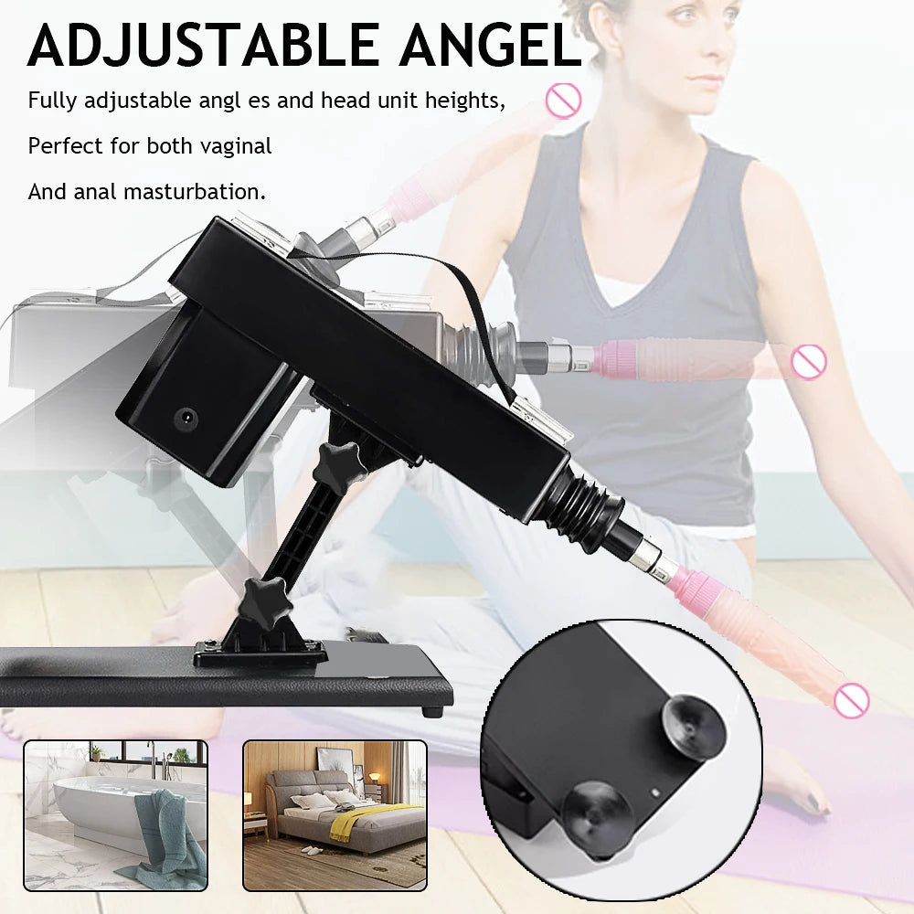 Sex Love Machine Adult Toy Automatic Thrusting Device for Men and Women Masturbation Adjustable Vaginal Anal Massage Pumping Gun