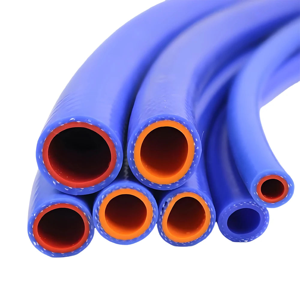1M-20M ID 6mm-25mm Silicone Hose Heat Resistant High Presure Tube Automobile Vacuum Warm Air Water Pipe Double Layer Rubber Hose