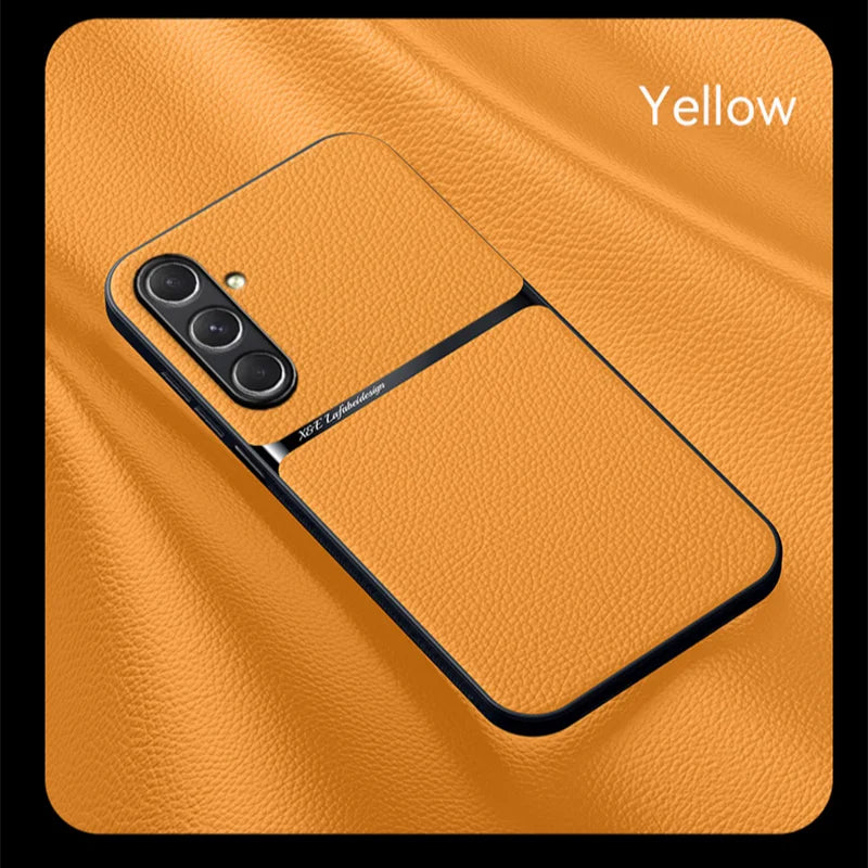 PU Leather Magnetic Case for Samsung Galaxy M35 A16 A36 A56 A15 5G A25 A35 A55 Protective Cover Hard Shell Coque Fundas