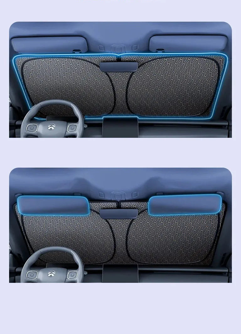 Folding Car Windshield Sun Shade Cover Visor Protector Interior Anti UV Sun Windscreen Parasol Auto Accessories