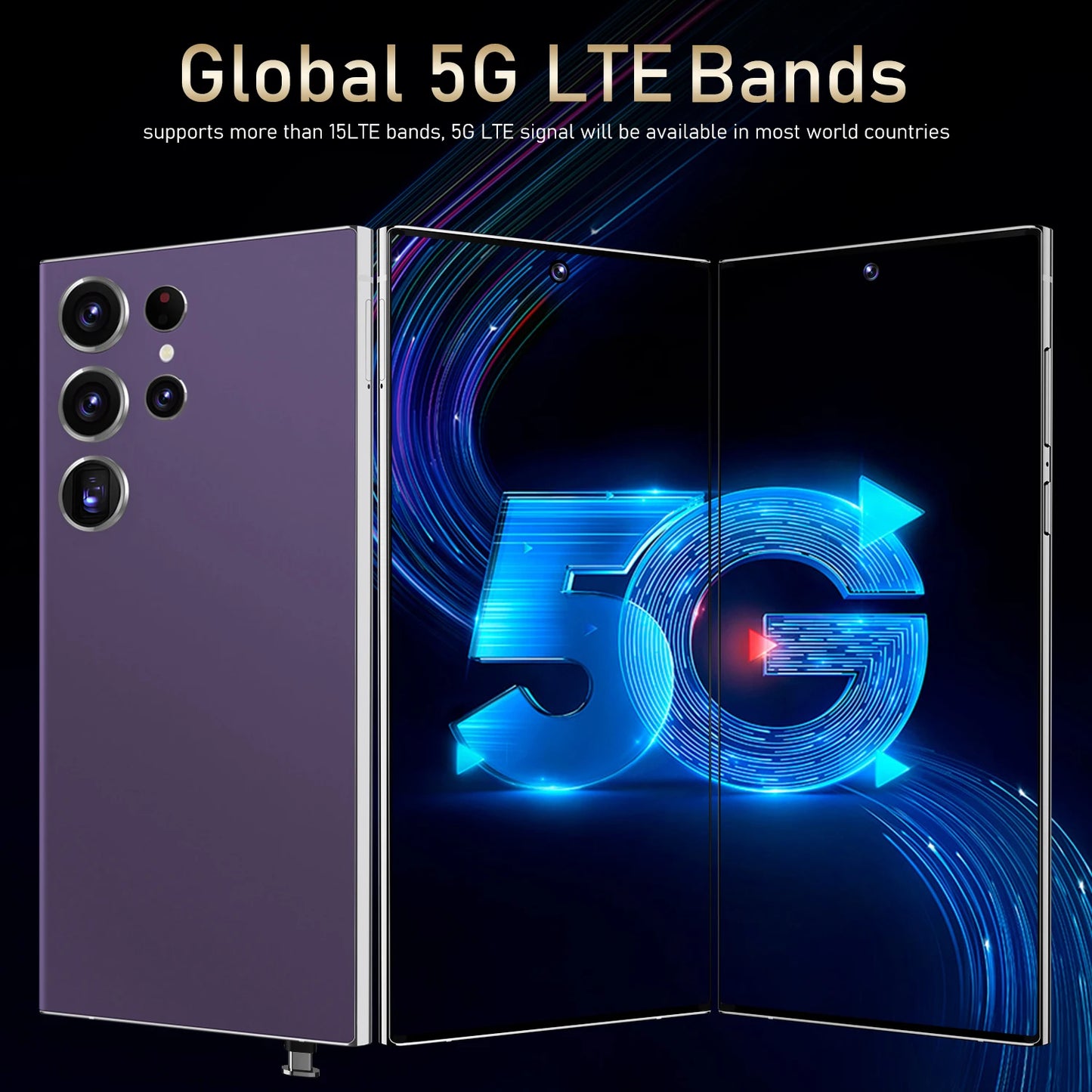 HOT 2025 new S25 Ultra original intelligent 5G dual card dual standby Android 14 system global version phones 8000mAh battery