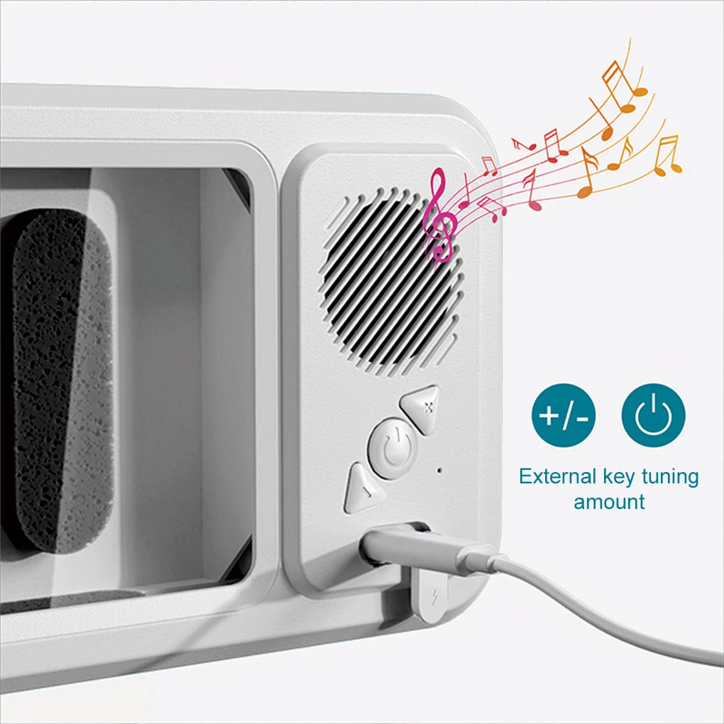 Shower Phone Holder with Bluetooth Speaker 360 Rotation Wall Phone Mount for Shower Waterproof Anti Fog for 4-6.9" Phones