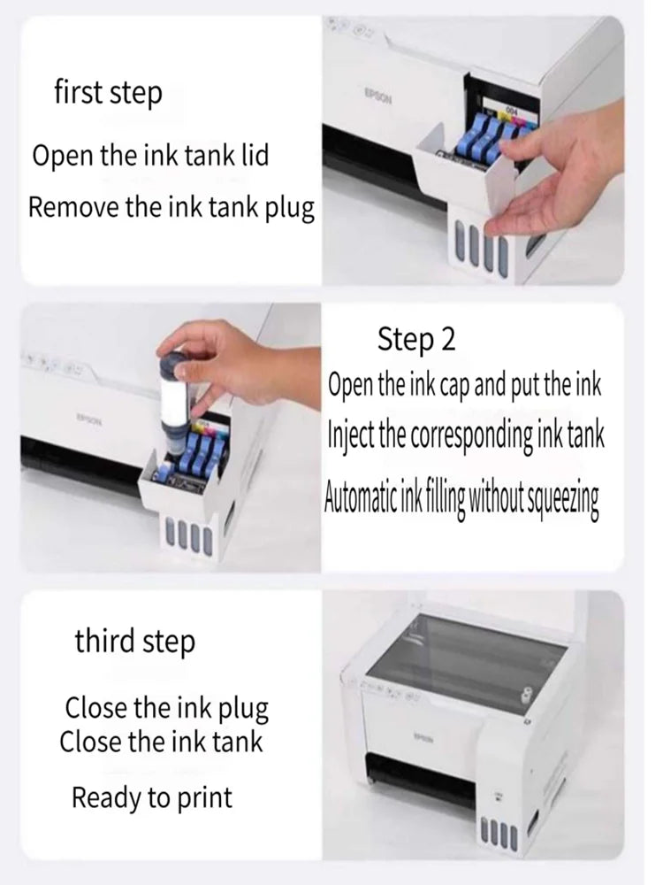 Dye Ink 003 Refill Compatible The Ink Bottle For Epson L3110 003 3110 3100 3101 3110 3150 5190 Printer