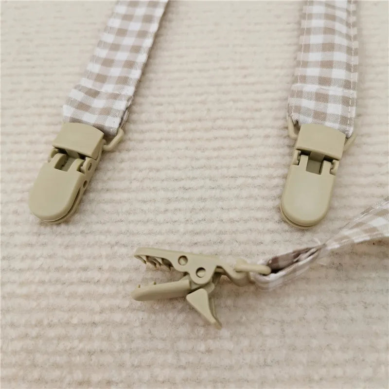 Cute Bear Baby Pacifier Clip Chain Dummy Holder Soother Pacifier Clips Strap Nipple Holder Infant Feeding Babies Accessories