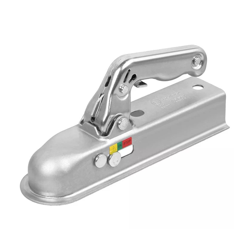 Universal Trailer Coupling Hitch 50mm Pressed Steel For Unbraked Trailers Upto 750kg Trailer Hitch Towing Coupler Mount