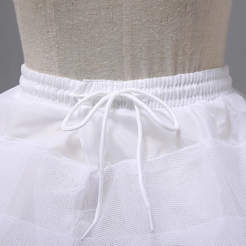 Three Layer Lolita Short White Kids Girls  Petticoat Underskirt For Ball Gown Wedding Dress Mariage Underwear Crinoline