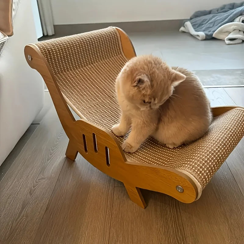 Durable Sisal Cat Scratching Board Dinosaur Shape Solid Wooden Sofa Pet Furniture Anti Scratch Toy for Kittens