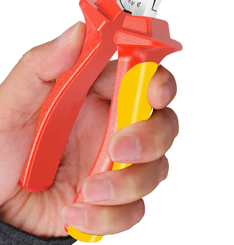 LAOA VDE Wire Cutters 6'' 7'' 8'' Insulated Combination Diagonal Needle Nose Pliers Electrician Tool High Voltage Resistance