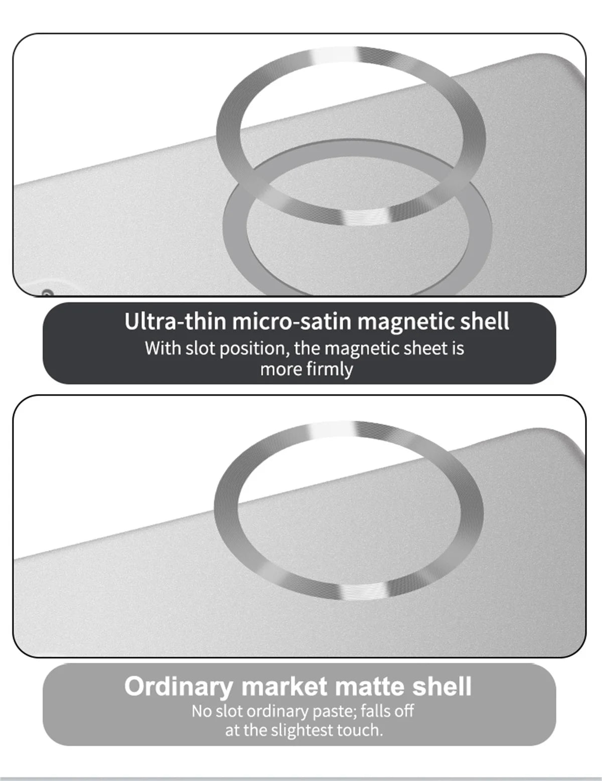 Ultra Thin PC Frameless Magnetic Phone Case for Samung S26 Ultra S25 Edge S24 FE S22 S23 Plus A56 A55 for Magsafe Matte Cover