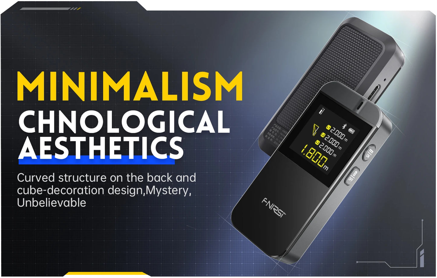 FNIRSI IR40 Smart Laser Rangefinder 40M Laser Tape Measure Digital Distance Meter Metro Laser Digital Accurate APP To Draw