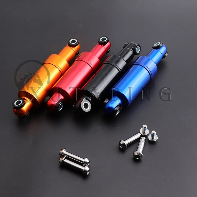 110mm 125mm 150mm 750LBS Electric Scooter Aluminum Shock Absorber Suspension Bicycle 24mm Front/Rear Wheels AllInclusive Spring