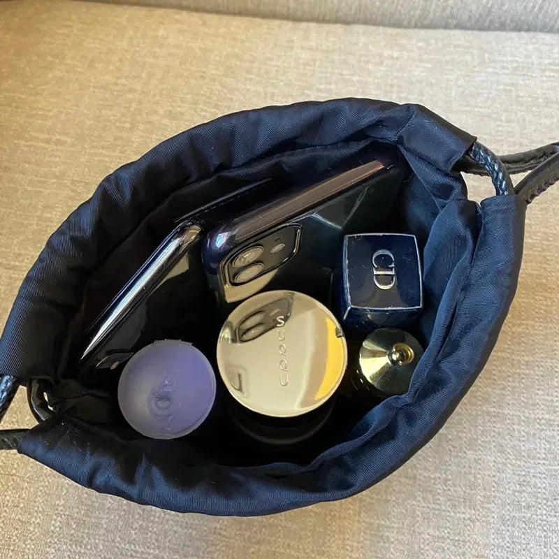 Lightweight Waterproof Storage Bag Drawstring Bag for Going Out Korean ins Baba Mommy Bag 2024 New Mother and Baby Bag