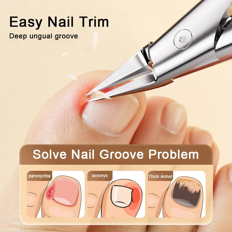 1pcs Nail Clippers Toenail Cutters Pedicure Manicure Tools Non-Splash Ingrown Paronychia Professional Correction Tool Sets Thick