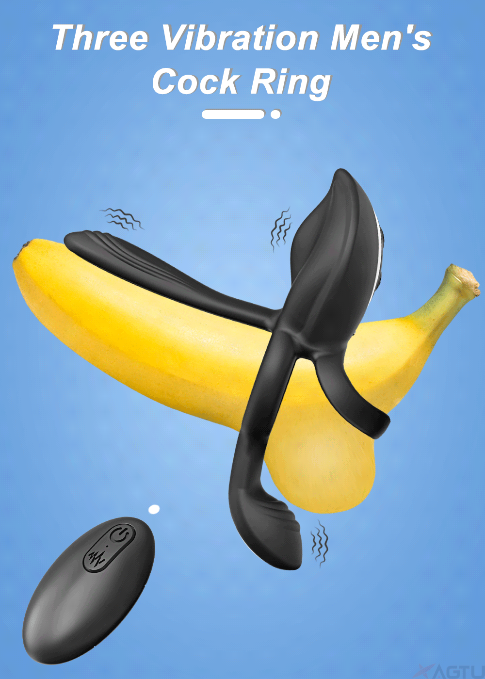 Vibrating Cock Ring for Men Remote Control Penis Ring Ejaculation Delay Chastity Cage Clitoris Stimulation Sex Toy for Couples