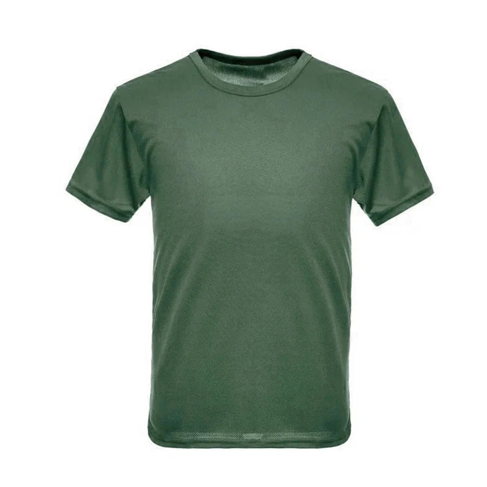 Camouflage 3D T-shirt men's outdoor fashion casual round neck short sleeved summer street outdoor sports T-shirt lightweight bre