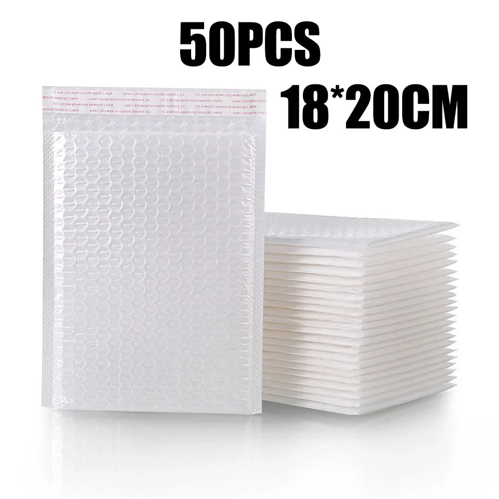10-100PCS Bubble Mailers Wholesale White Padded Envelope for Packaging Mailing Gift Self Seal Shipping Bags Bubble Envelope
