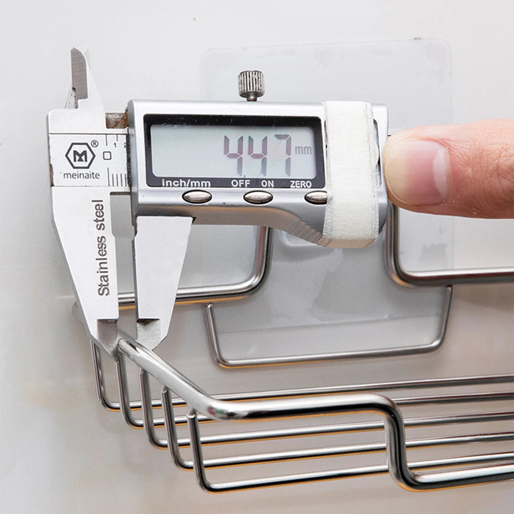 Soap Rack Wall Mounted Soap Holder Stainless Steel Soap Sponge Dish Bathroom Accessories Soap Dishes Self Adhesive