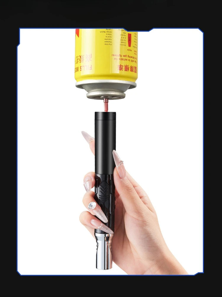 New High Temperature and High Power Spray Gun Lighter Metal Windproof Flame Spray Cigar Outdoor Butane Inflatable Torch Lighter