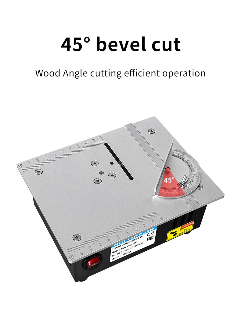 Mini Multifunctional Table Saw Electric Desktop Saws Small Household DIY Cutting Tool Woodworking Bench Lathe Cutter Machine
