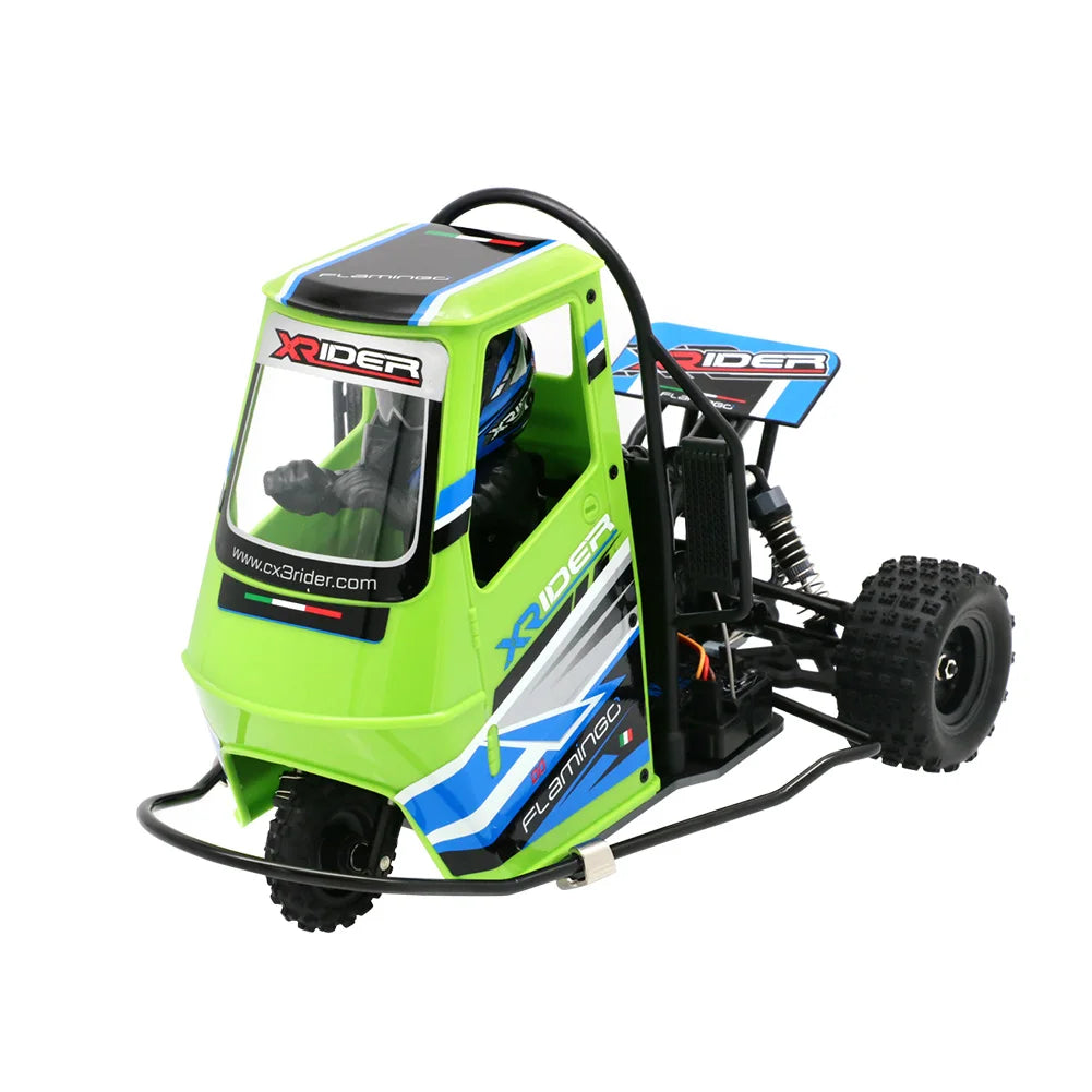 RC Car Remote Control Car 2.4G X-Rider 1/8 Piaggio Ape 1:8 2WD Kids Battery Powered Drift Cars RTR
