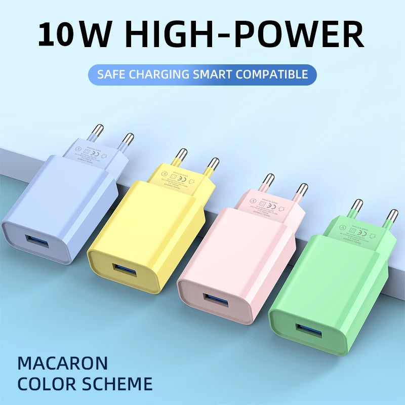 2A Fast Charging USB Charger Quick Charger 3.0 USB Wall Charger Power Adapters For iPhone 15 14 13 12 11 xr x 8 7 Samsung Xiaomi