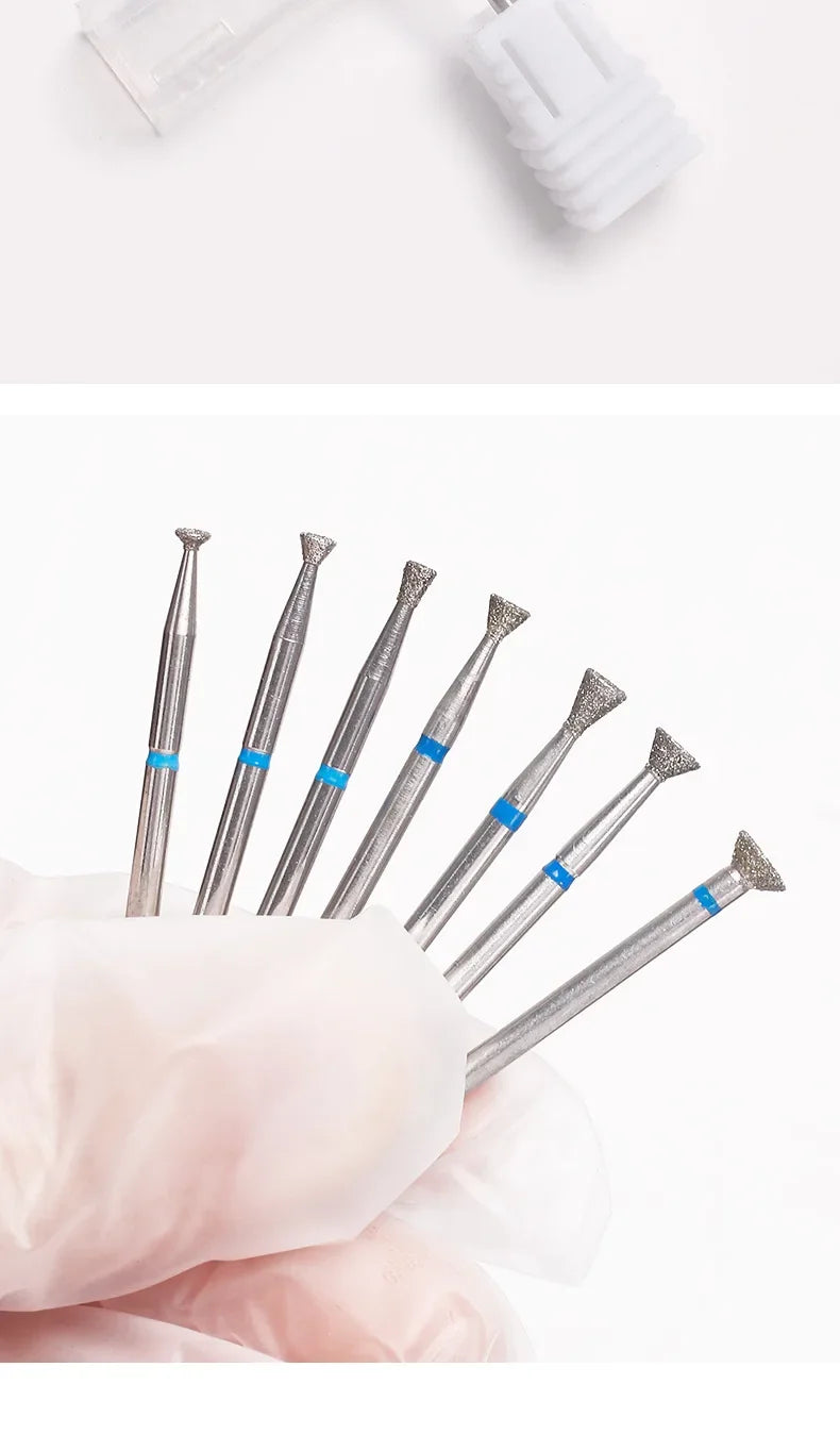 Nail Drill Bits Machine Pedicure Manicure Foot Cuticle Clean Tools Nail File Grinding Head Nail Art Tools Accessories Polish