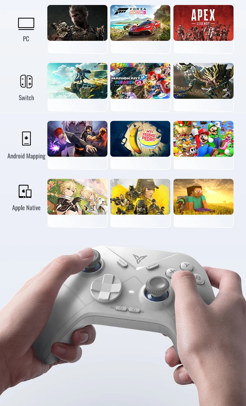 Flydigi Direwolf3\Direwolf2 Wireless Gaming Controller Bluetooth Hall Lineness Function Controller for Windows Nintendo Switch