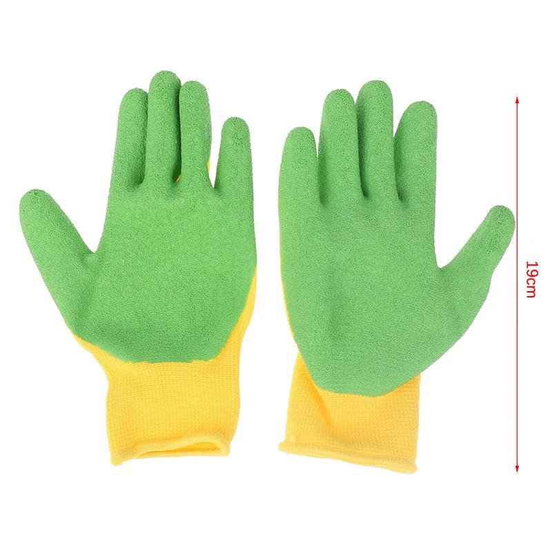 Kids Breathable Protective Glove Durable Waterproof Garden Gloves Anti Bite Cut Collect Seashells Protector Planting Work Gadget