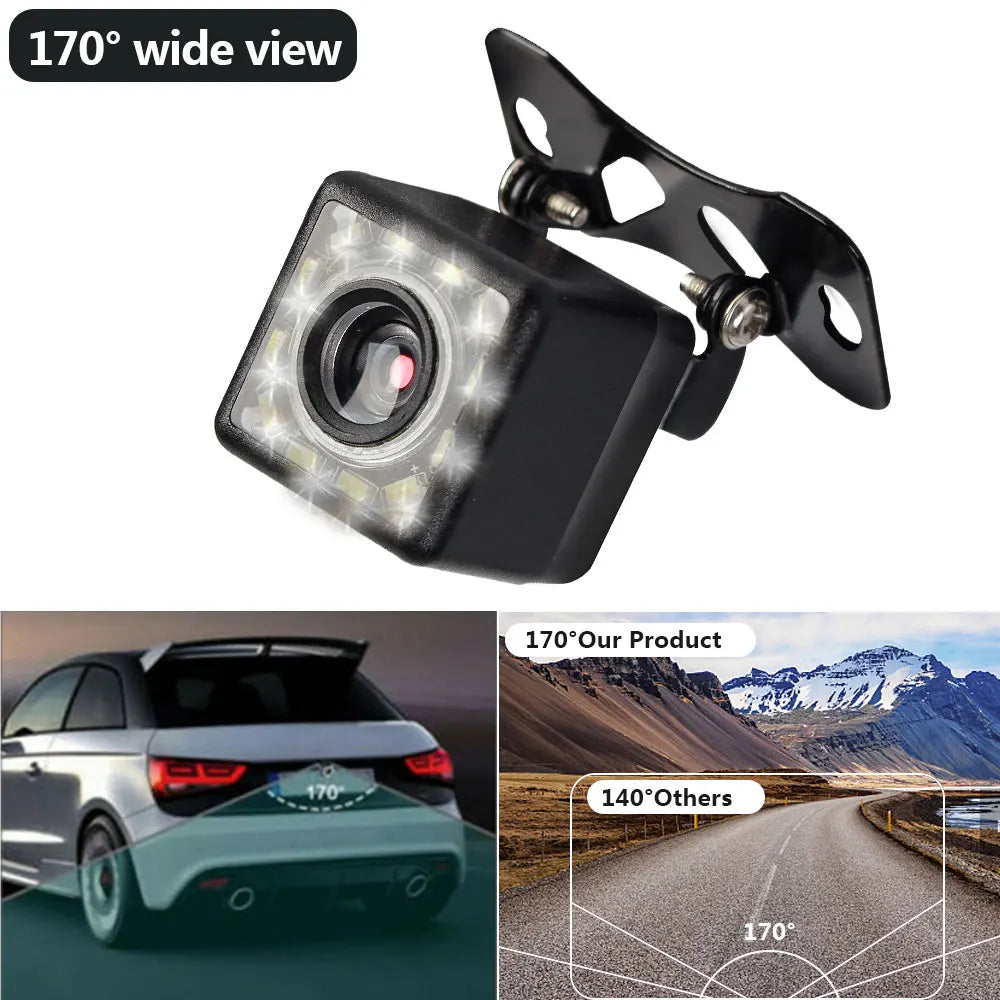 12V Car Rear View Camera PDC Parktronic Reversing Night Vision 170° Angle Accessories for VW POLO Golf 4 Passat B7 CC Volkswagen