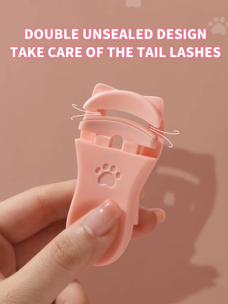 Eyelash Clip Cat Claw Eyelash Clip 1 Set Of Portable Cute Eyelash Clip Tool With Additional Silicone Pad Precision Eyelash Clip