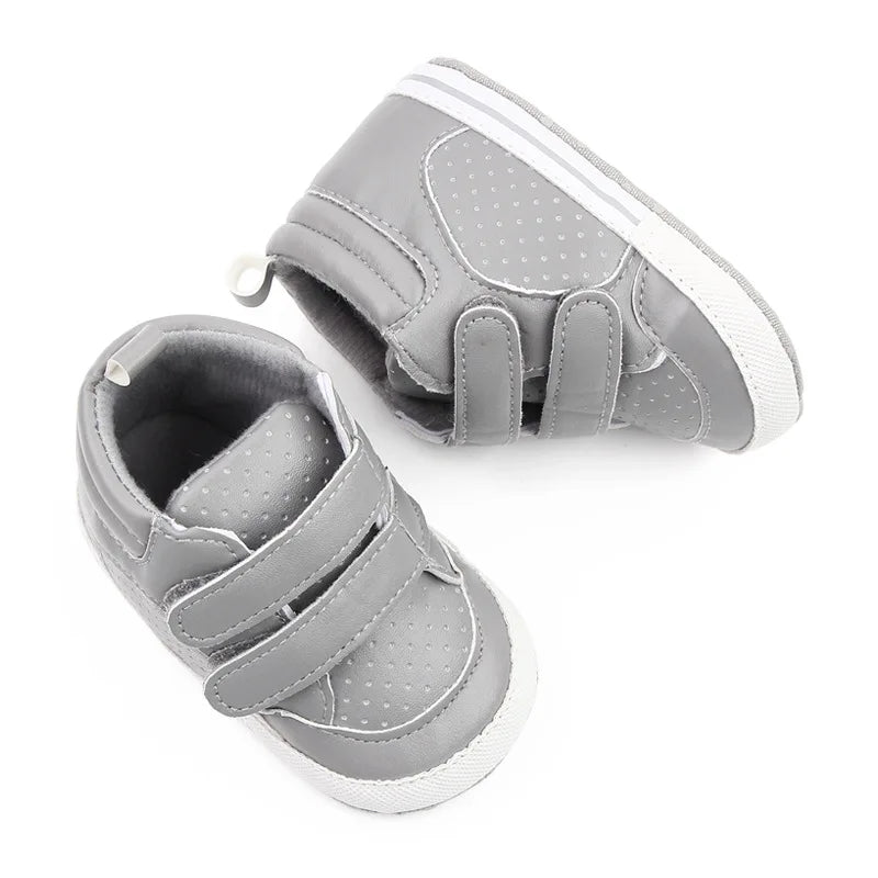 Meckior Hot Sale Baby Boy Girl Sports Shoes Hollow Out Breathable Casual Sneaker Soft Bottom Toddler High-top Baby Soccer Shoes