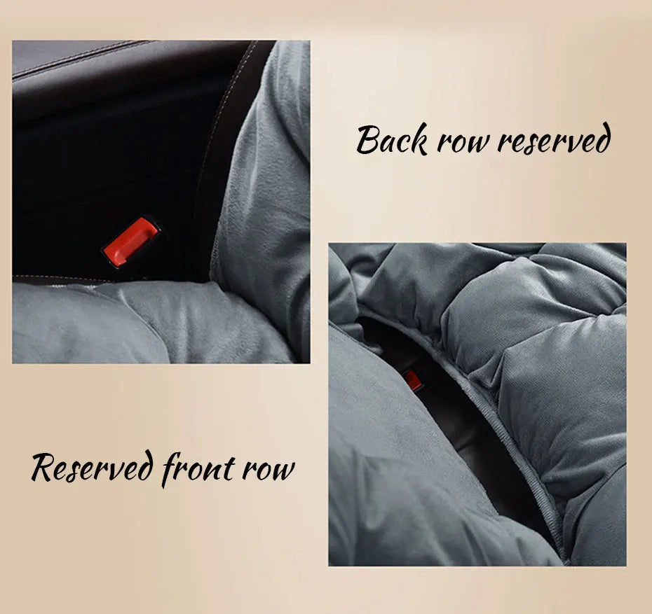 SEAMETAL Car Warm Seat Cover for Winter Thicken Soft Plush Seat Cushion Auto Protector Pad Universal for Suv Pick-Up Truck Sedan