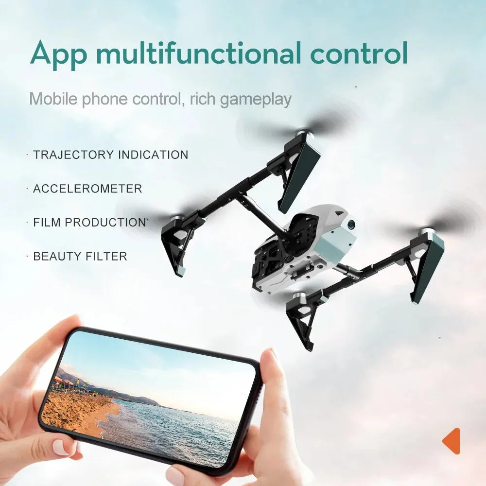 New KS66 4K Drone 8K Professional HD Dual Camera GPS 5G WIFI FPV Optical Flow Localization Brushless Motor RC Quadcopter 9000M