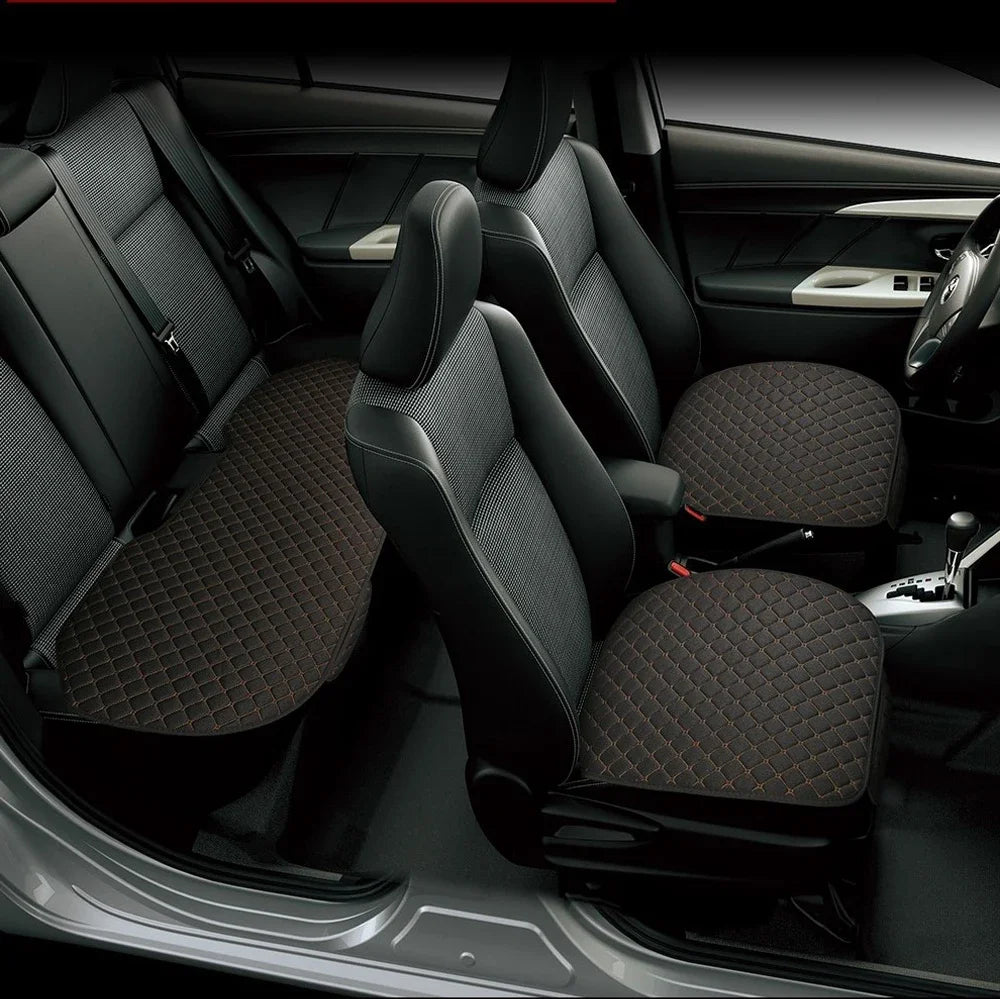 Universal Car Seat Cover Protector Car Accessori Backrest Front Rear Seat Back Waist Washable Cushion Pad Mat Auto Four Seasons