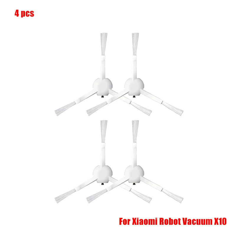 For Xiaomi Robot Vacuum X10 Robot Vacuum Cleaner Parts Replacement Main Side Brush Hepa Filter Mop Cloth Dust Bag Accessories